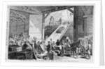 New York Harbor-Loading With American war Materiel the French Steamship Ville De Paris, at Pier 50, North River by Anonymous