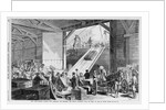 New York Harbor-Loading With American war Materiel the French Steamship Ville De Paris, at Pier 50, North River by Anonymous
