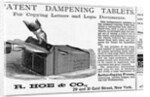 Patent Dampening Tablets Advertisement by Anonymous