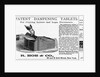 Patent Dampening Tablets Advertisement by Anonymous