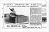 Patent Dampening Tablets Advertisement by Anonymous