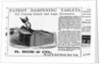 Patent Dampening Tablets Advertisement by Anonymous