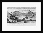 Wood Engraving of General View of Macao by Anonymous