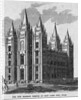 The New Mormon Temple at Salt Lake City, Utah by Anonymous