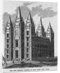 The New Mormon Temple at Salt Lake City, Utah by Anonymous