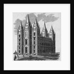 The New Mormon Temple at Salt Lake City, Utah by Anonymous