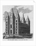 The New Mormon Temple at Salt Lake City, Utah by Anonymous