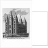 The New Mormon Temple at Salt Lake City, Utah by Anonymous