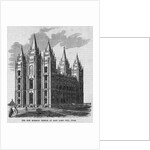 The New Mormon Temple at Salt Lake City, Utah by Anonymous