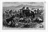 Whisky on the plains - A party of Indians, discovering that a lot of contraband whisky is being destroyed by the authorities, endeavor to save what th by Anonymous