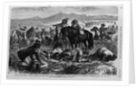 Whisky on the plains - A party of Indians, discovering that a lot of contraband whisky is being destroyed by the authorities, endeavor to save what th by Anonymous