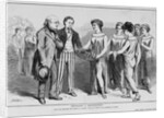 Restoration vs. Reconstruction. Uncle Sam introduces the Champion of Amnesty, Peace and Plenty to the Sisterhood of States by Anonymous