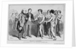 Restoration vs. Reconstruction. Uncle Sam introduces the Champion of Amnesty, Peace and Plenty to the Sisterhood of States by Anonymous
