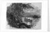 Half Breeds and French Voyageurs Towing a Boat Illustration Published in Frank Leslie's Illustrated Newspaper by Anonymous