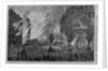 The Great Fire in Boston - View of the conflagration in Devonshire Street, looking south toward Beebe & Co.'s Buildings, on Winthrop Square. From a s by Anonymous