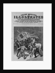 Illinois - The strike of the conductors and drivers of the West Division Street Railway, Chicago. Strikers overturning a car by Anonymous