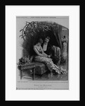 Under the mistletoe - "In the curtained arch these two sat, and told the old story, while the great yule log blazed before them." by Anonymous