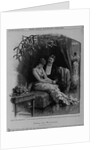 Under the mistletoe - "In the curtained arch these two sat, and told the old story, while the great yule log blazed before them." by Anonymous