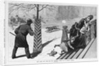 New York City. - The mad dog epidemic - scene on an uptown avenue by Anonymous