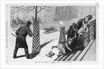 New York City. - The mad dog epidemic - scene on an uptown avenue by Anonymous