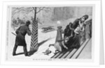 New York City. - The mad dog epidemic - scene on an uptown avenue by Anonymous