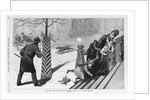 New York City. - The mad dog epidemic - scene on an uptown avenue by Anonymous