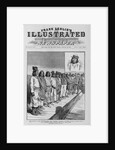 The pursuit of the hostile Apache Chief Geranimo - mustering in White Mountain Apache scouts at a Southern Pacific Railway Station on the plains. Fro by Anonymous