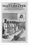 The pursuit of the hostile Apache Chief Geranimo - mustering in White Mountain Apache scouts at a Southern Pacific Railway Station on the plains. Fro by Anonymous