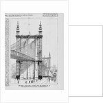 New York - Miss Linda Gilbert's plan for making use of the Brooklyn Bridge Towers as observatories by Anonymous