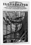 New York - Completing the Bartholdi Statue of Liberty - view of the interior of the upper portion of the statue. From a sketch by a staff artist. by Anonymous