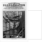 New York - Completing the Bartholdi Statue of Liberty - view of the interior of the upper portion of the statue. From a sketch by a staff artist. by Anonymous