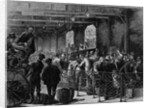 Searching Chinese immigrants for opium, at San Francisco. From a sketch by W. W. Bode by Anonymous