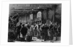 Searching Chinese immigrants for opium, at San Francisco. From a sketch by W. W. Bode by Anonymous