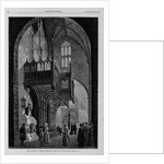 The organ-loft in Trinity Church, New York by George Gibson