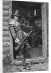 At the Church Door - A Puritan Thanksgiving by Will Hicok Low