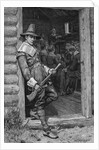 At the Church Door - A Puritan Thanksgiving by Will Hicok Low