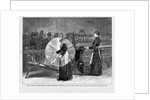 The Atlanta International Cotton Exposition - Spinning, old and new styles. From a sketch by Horace Bradley by Anonymous