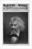 Harper's Weekly Magazine Cover with Portrait of Frederick Douglass by Anonymous