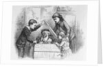 A Christmas Box Magazine Illustration by Thomas Nast