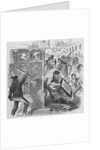 Drawing of People Looting a Shop in New York City by Anonymous
