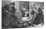 Illustration of Burglars Drinking Stolen Alcohol by Anonymous
