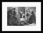 Illustration of Burglars Drinking Stolen Alcohol by Anonymous