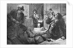 Illustration of Burglars Drinking Stolen Alcohol by Anonymous