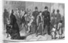 Illustration of Police Arresting a Man in Manhattan by Anonymous