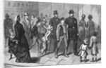 Illustration of Police Arresting a Man in Manhattan by Anonymous