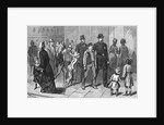 Illustration of Police Arresting a Man in Manhattan by Anonymous