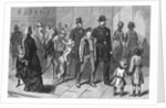 Illustration of Police Arresting a Man in Manhattan by Anonymous