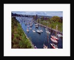 Sailboats in Opening Day Yacht Parade by Anonymous