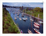 Sailboats in Opening Day Yacht Parade by Anonymous