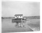 Tugboat Guiding a Scow by Anonymous